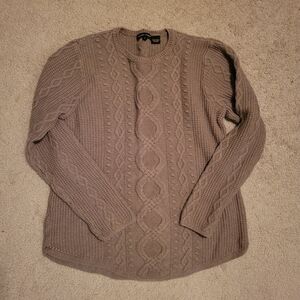 JEANNE PIERRE Women's Crewneck Sweater - Taupe